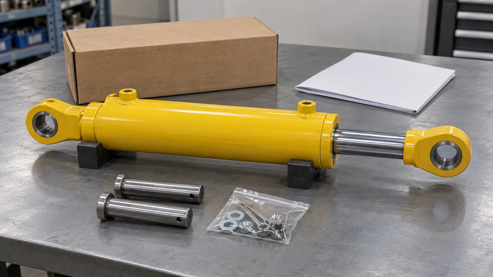 클린 부품 조회 작업대에 있는 브랜드 없는 로더 구성 요소